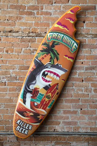 Killer Beer Surfboard Sign - Full Size