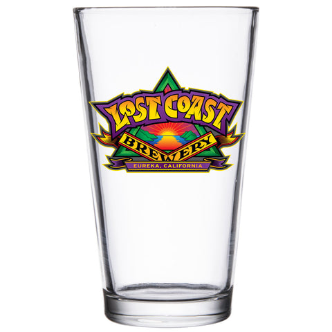 Lost Coast Brewery Logo Pint Glass