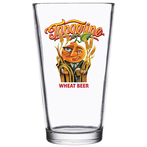 Tangerine Wheat Pint Glass